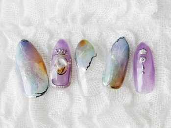 ネイリシャス(NAILICIOUS)/シックなパステルシアーカラー