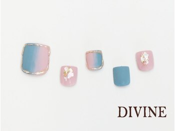 ディバイン ネイルズ(DIVINE NAILS)/フットジェルアートやり放題