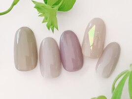 ジェルネイルDRYケア込￥9020