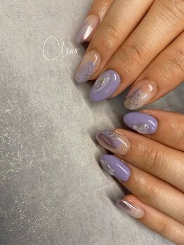 クリア(Clear)/梅雨っぽネイル