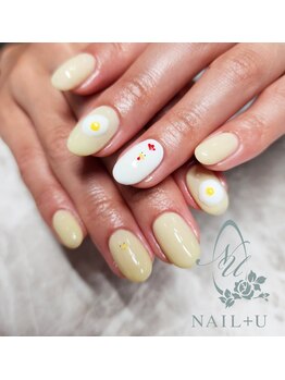 ネイルプラスユウ(NAIL+U)/ニワトリさんnail♪