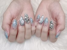 モカ 心斎橋(moca by Lee)/【Nanako】ブルーネイル