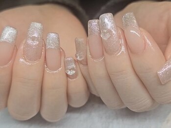 プロモート 岡山城下店(Promote)/マグネットほわほわハートネイル