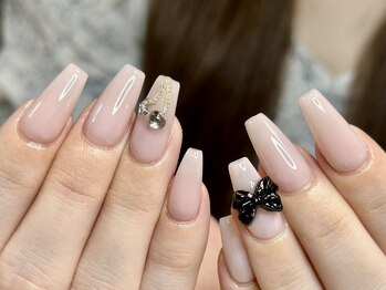 ウサギネイル 新大久保店(usagi nail)/リボンネイ