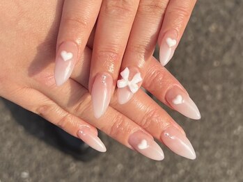 サロン ド ヴィエル(salon de Viel)の写真/《チップ/一本からOK!》自爪のコンプレックスを解消してスラっと長い指先美人に‥☆