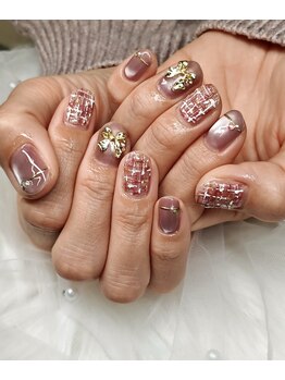 ミニオン 蕨店(minion)/ツイードネイル