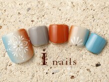 アイネイルズ 町田店(I nails)/エスニックサマーFOOT 10480円