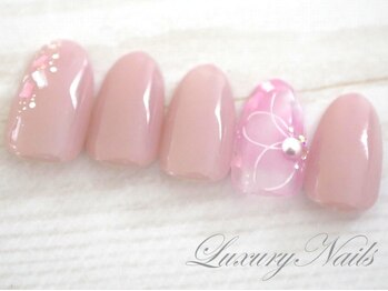 ラグジュアリーネイルズ アカバネ(Luxury Nails Akabane)/ポイント *手描きフラワー