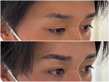 まつげアンドネイル アンジー(ANGIE)/毛流れ整える眉パーマ＆Wax