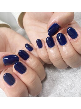 サロンパルヨン ヘアー アンド ネイル(SALON paljon Hair&Nail)/ネイビーワンカラー