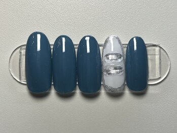 ジョアネイル(JOA Nail)/くすみブルー/ニュアンス