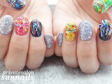 サンネイルズ(sun nails)/6本アート
