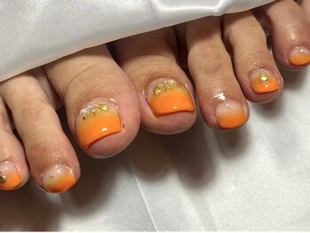 エム ハウオリマナワ(M hau'oli manawa)の写真/【フットクーポン多数あり】ワンカラー￥3000～♪ハンドフット同日施術OK(^^)お好きなカラーを作ることも◎