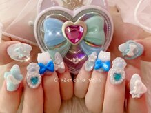 シンデレラネイル(CINDERELLA NAIL)/【スカルプ長さだしネイル】