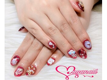 アヤネイル(ayanail)/クリスマスネイル^_^