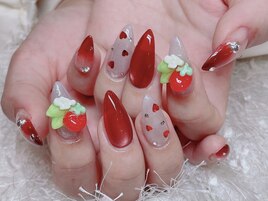 いちごネイル