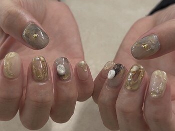 スー(Su___)の写真/お洒落な絶妙ニュアンスネイルが人気◎センスの良いスタッフがあなたの理想の手元を実現！人気の本格サロン