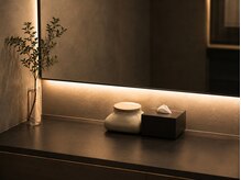 ルゥサロン(ruusalon)の雰囲気（施術後はリラックスできる快適な空間で身支度を＊パウダールーム）