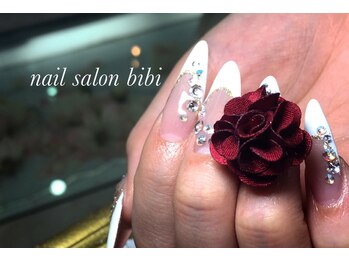 ネイルサロン ビビ(bibi)/フレンチスカルプネイル