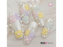 ネイリックス 栄ガスビル(NAILX)/3Dアート☆フラワー