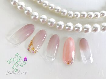 サロンドシエル(salon de ciel)/2019.5月定額ネイルデザイン