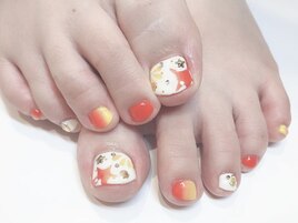 夏☆お洒落フットネイル