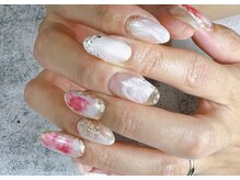 ジェルネイルサロンエー(gelnail salon A’)/ニュアンスネイル/ミラーネイル