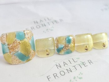 ネイルフロンティア 吉祥寺(NAIL FRONTIER)/すず♪くすみ色ガラス8980円~