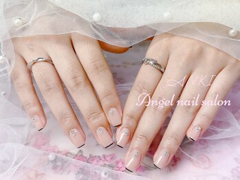 エンジェルネイルサロン(Angel nail salon)/スキニーフレンチXチェーン
