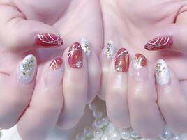 お正月ネイル