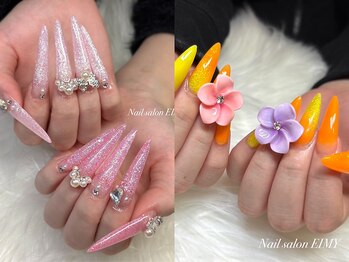 ネイルサロン エイミー 駅前店(EIMY)の写真/【グラデスカルプ♪¥11000～】長いネイルがやりたい!!爪が折れてしまった…！長さ出しに困った方歓迎☆