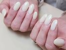 バターイエローワンカラーネイル