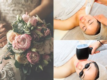 ココフルール 三軒茶屋(cocofleur)の写真/ダウンタイムなし即効性のある施術でブライダル前の駆け込み美容。チタニウムで小顔ケアミコステラで肌育♪