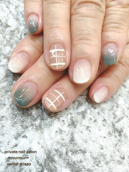 プライベート ネイルサロン マーマ(murmur)/チェックネイル