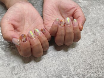 ハンスム 下北沢(Hansum)/大理石風ネイル