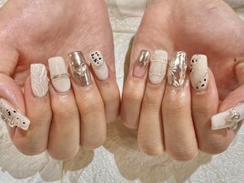 ホワイト×シルバー★