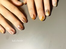 カル シェリール(Kal.cherir)/鉱石風ネイル