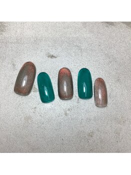 ネイルサロンクリアヴィラ(nail salon clear villa)/simple design ￥7990