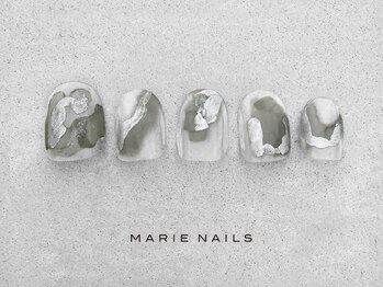 マリー ネイルズ いわきラトブ店(MARIE NAILS)/定額5,500円税込 クリア 0726b