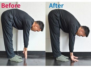 ストレッチゼロ 甲斐響が丘店/【初回来店時】ビフォーアフター