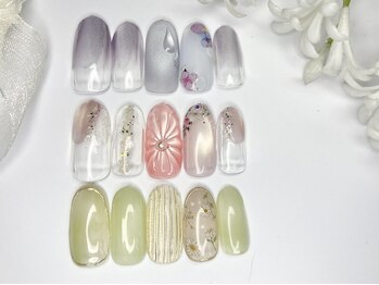 フミ(FMI)の写真/【定額メニュー¥6000~】賢くオシャレするなら!!定額ネイルで毎月の楽しみをお得に、贅沢に…☆