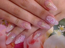 ポイントにバラの３D