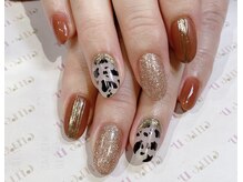 キュアエヌ(cure.n)/牛柄ネイル