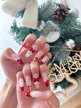 リアンド(Li&)/レース柄ネイル