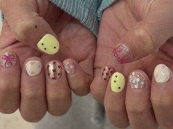 ランド ネイル 博多(LAND)/個性派デザイン---Riru