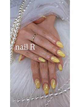 ネイルアール(nail R)/レモンカスタードカラーネイル♪