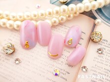 ファストネイル 立川店(FAST NAIL)/くすみパープルのヴェール