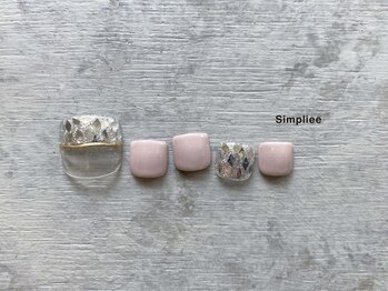 シンプリー 吉祥寺店(Simpliee by Procare nail)/【フット】定額ネイル¥7900