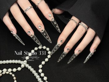 サンサンイチ 関内店(331)/クリアネイル×ストーンつけ放題