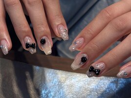 ラメグラデーションネイル